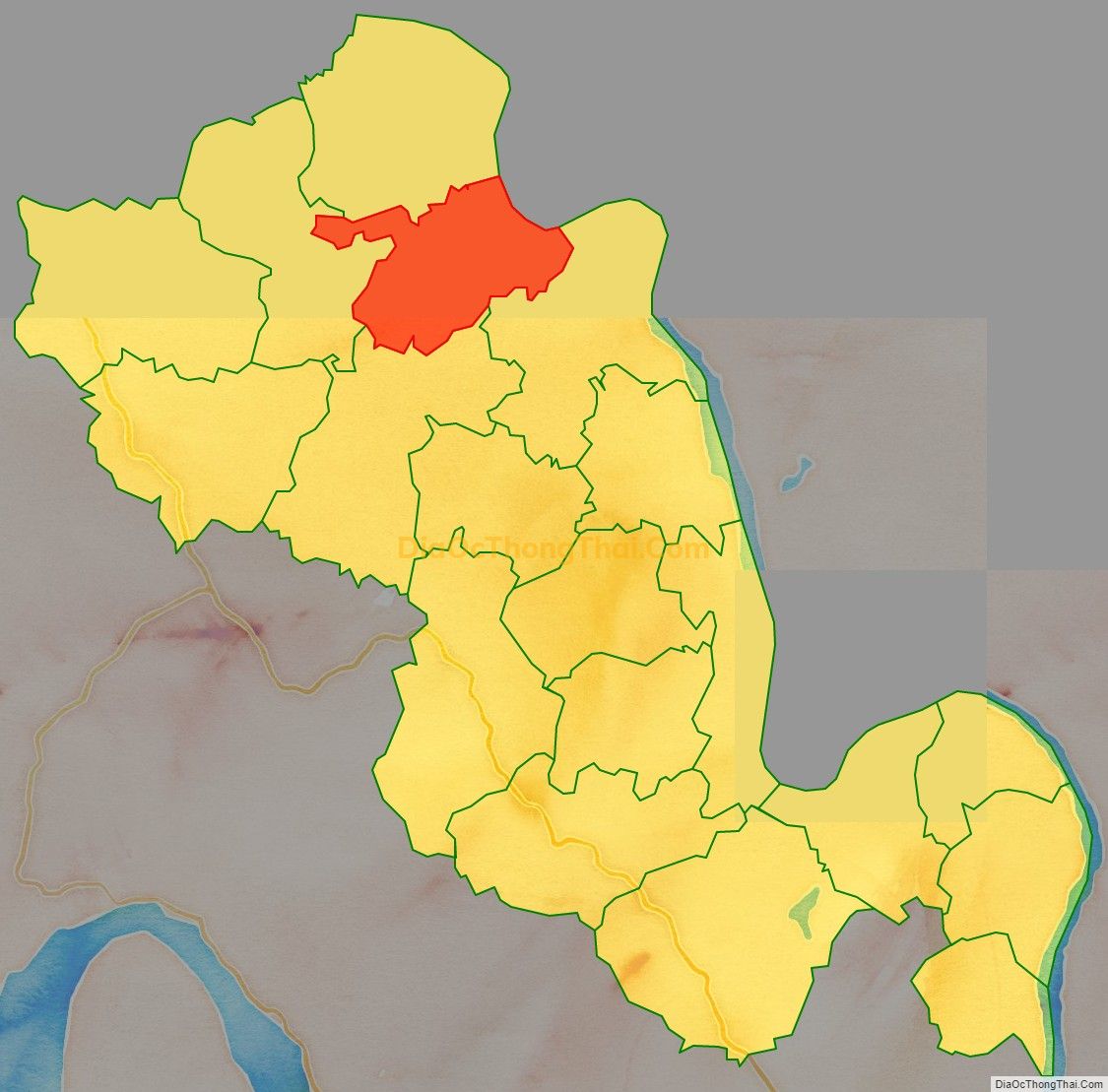 Bản đồ vị trí và địa giới hành chính Xã Lệ Mỹ, huyện Phù Ninh
