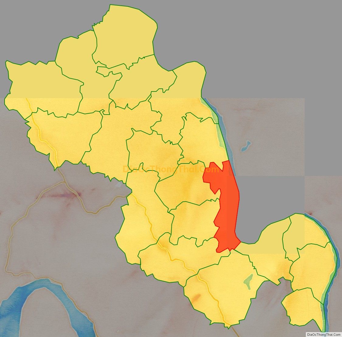 Bản đồ vị trí và địa giới hành chính Xã Tiên Du, huyện Phù Ninh