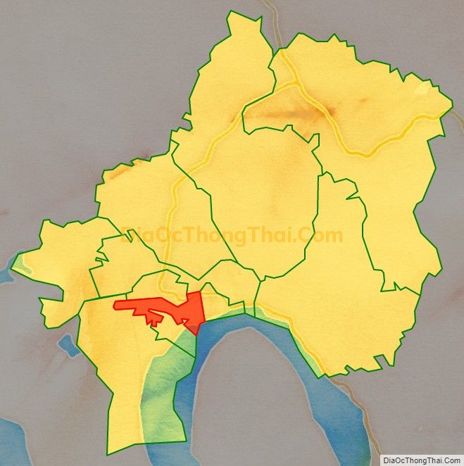 Bản đồ vị trí và địa giới hành chính Phường Âu Cơ, thị xã Phú Thọ