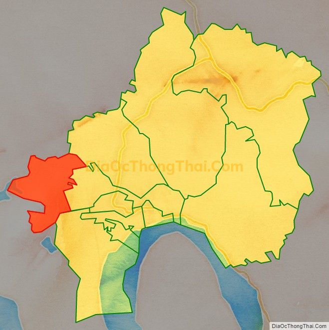 Bản đồ vị trí và địa giới hành chính Phường Thanh Vinh, thị xã Phú Thọ