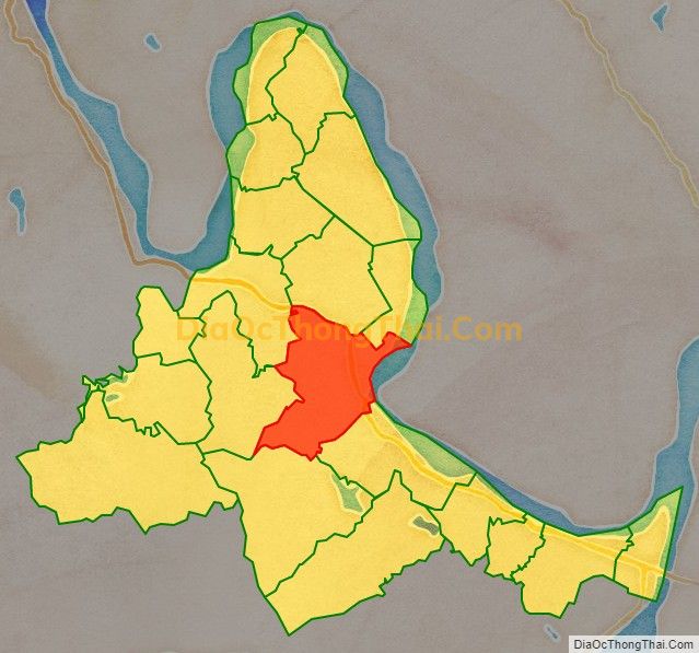 Bản đồ vị trí và địa giới hành chính Xã Cổ Tiết (cũ), huyện Tam Nông