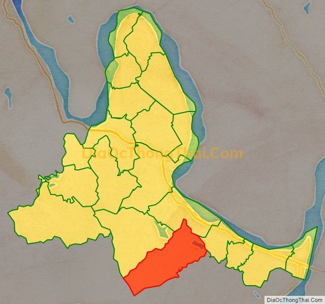 Bản đồ vị trí và địa giới hành chính Xã Dị Nậu, huyện Tam Nông