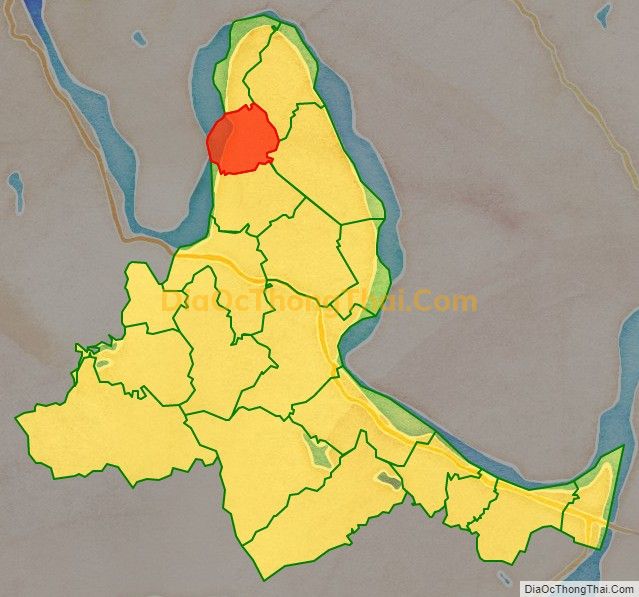 Bản đồ vị trí và địa giới hành chính Xã Hương Nha (cũ), huyện Tam Nông