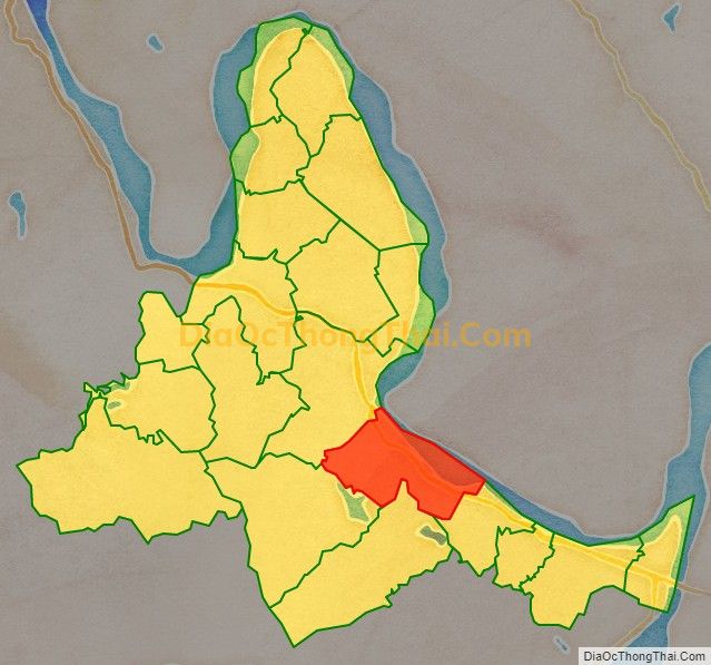 Bản đồ vị trí và địa giới hành chính Xã Hương Nộn, huyện Tam Nông