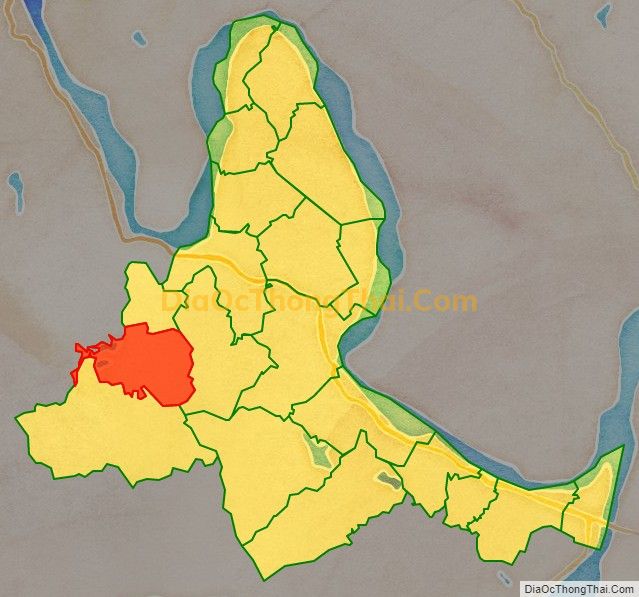 Bản đồ vị trí và địa giới hành chính Xã Quang Húc, huyện Tam Nông
