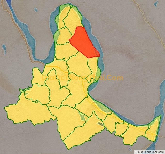 Bản đồ vị trí và địa giới hành chính Xã Thanh Uyên, huyện Tam Nông