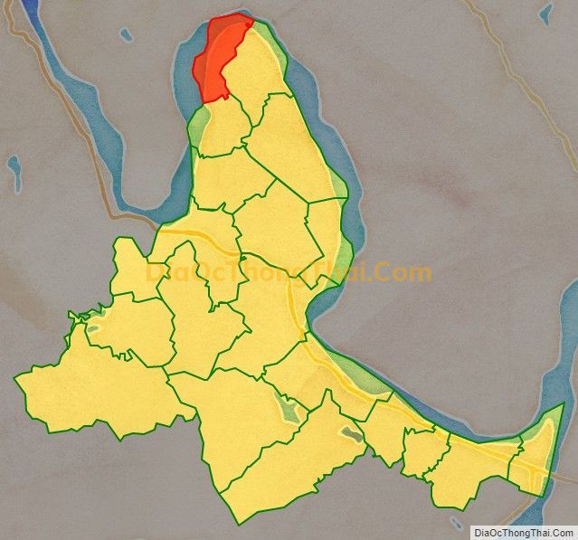 Bản đồ vị trí và địa giới hành chính Xã Vực Trường (cũ), huyện Tam Nông