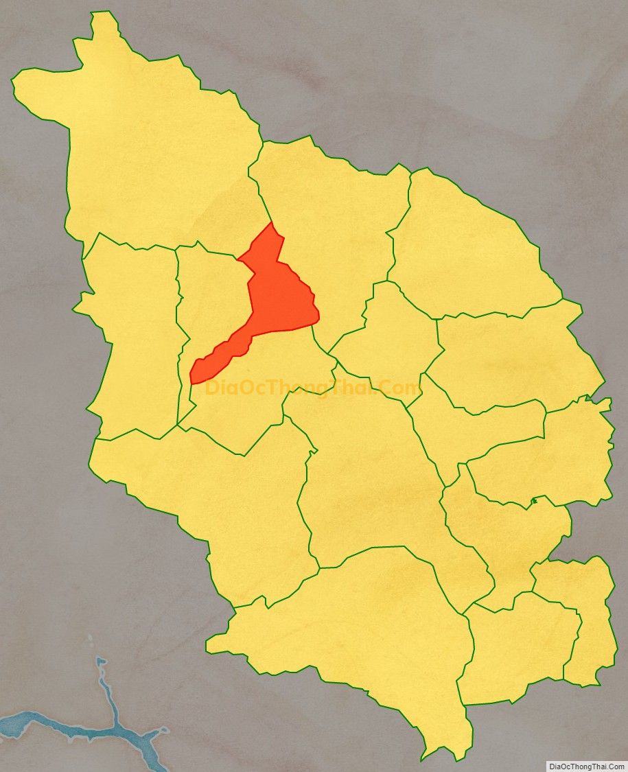 Bản đồ vị trí và địa giới hành chính Xã Kiệt Sơn, huyện Tân Sơn