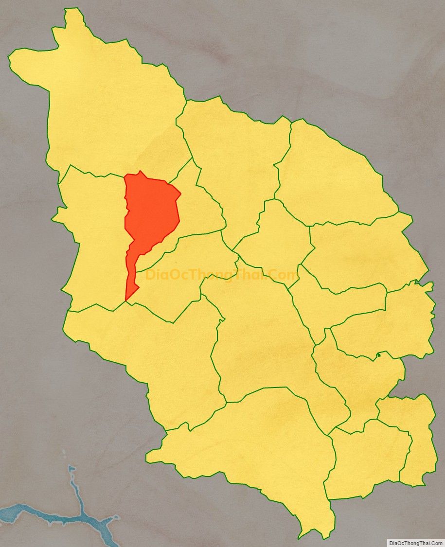 Bản đồ vị trí và địa giới hành chính Xã Lai Đồng, huyện Tân Sơn