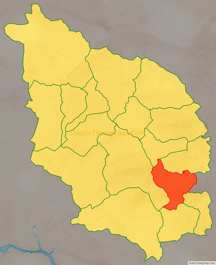 Bản đồ vị trí và địa giới hành chính Xã Long Cốc, huyện Tân Sơn