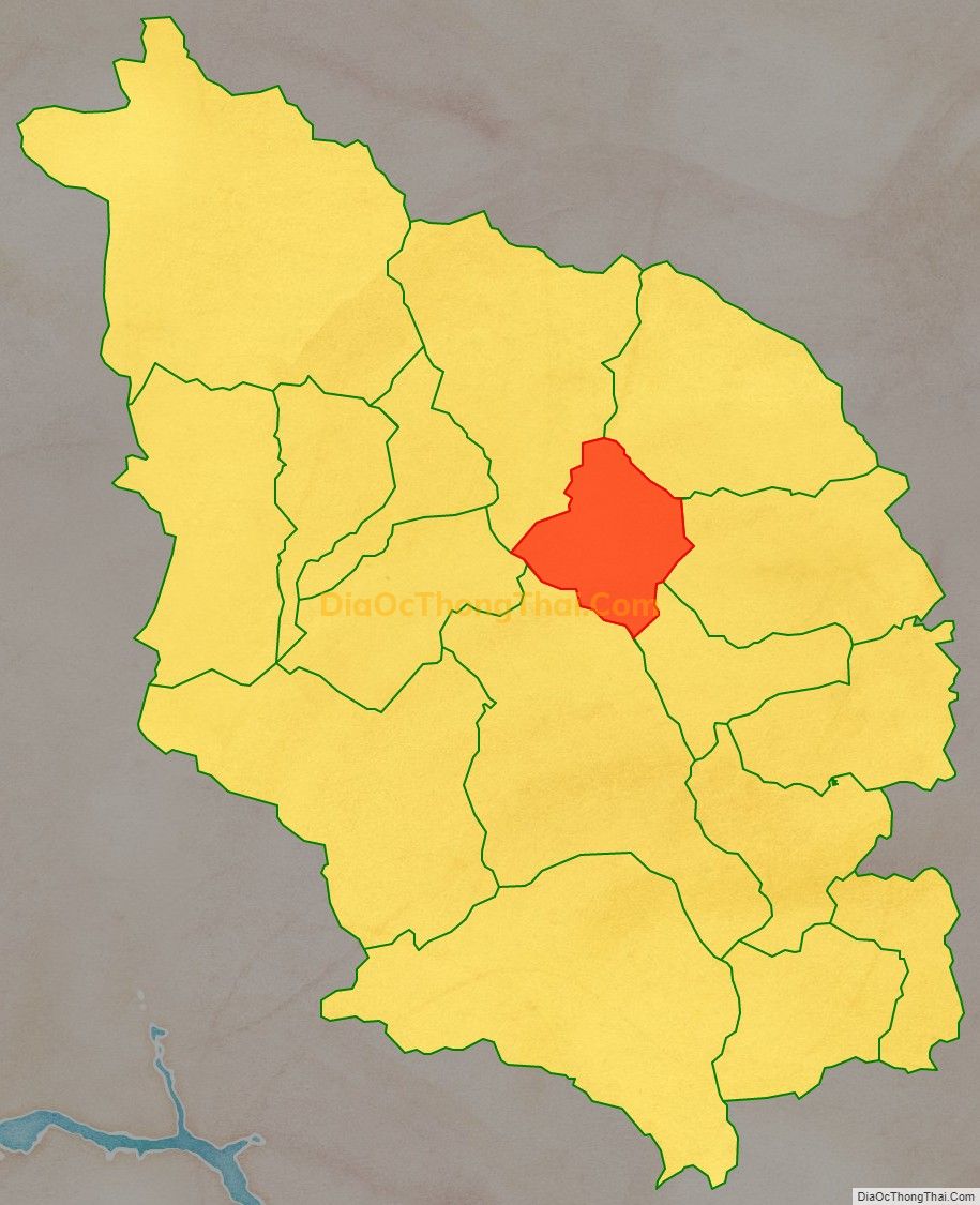 Bản đồ vị trí và địa giới hành chính Xã Tân Phú, huyện Tân Sơn