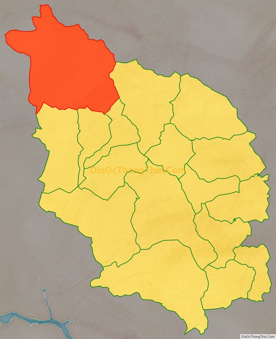 Bản đồ vị trí và địa giới hành chính Xã Thu Cúc, huyện Tân Sơn