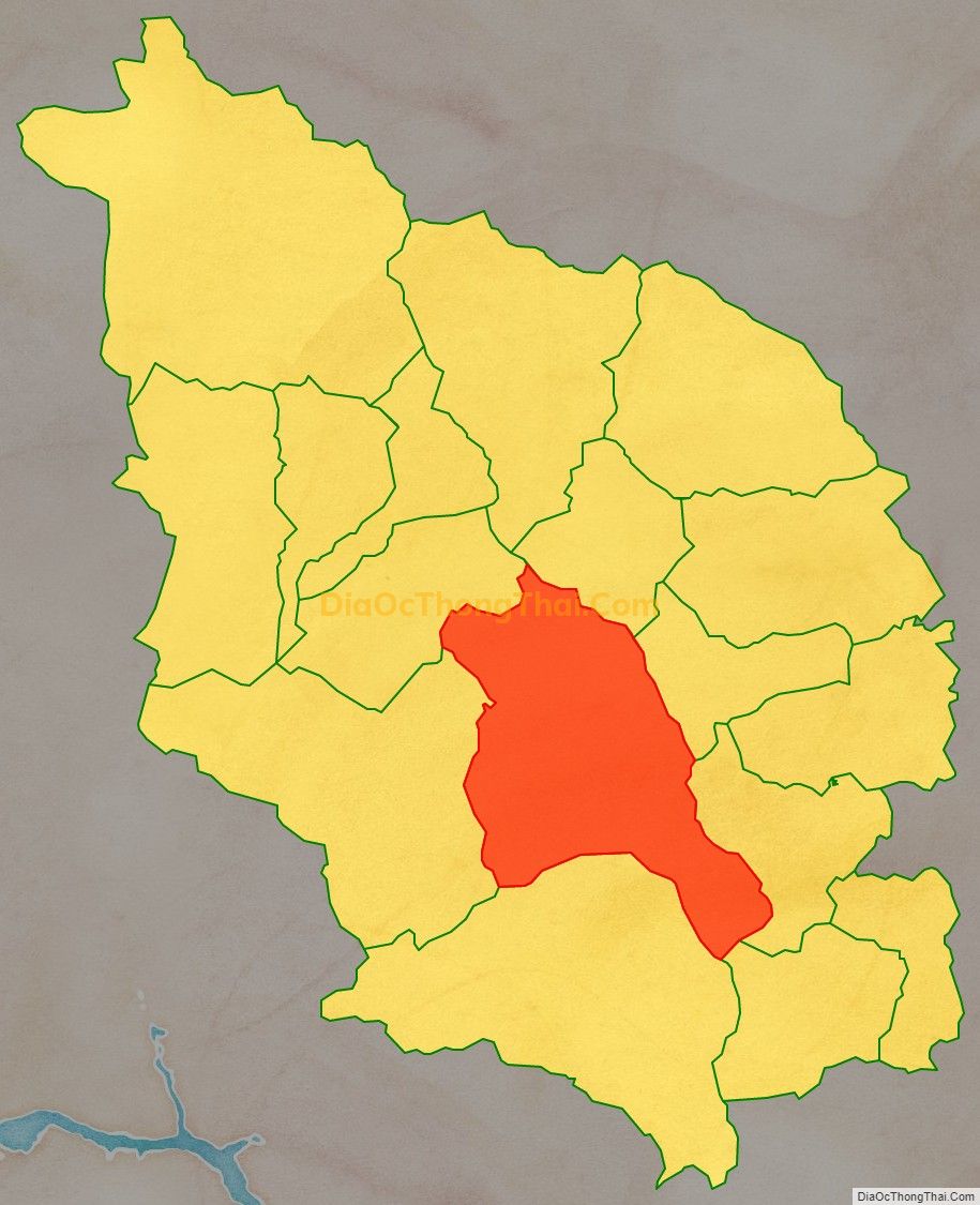 Bản đồ vị trí và địa giới hành chính Xã Xuân Đài, huyện Tân Sơn