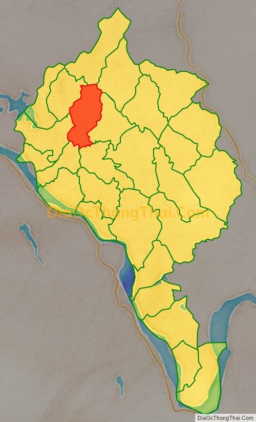 Bản đồ vị trí và địa giới hành chính Xã Đồng Xuân, huyện Thanh Ba