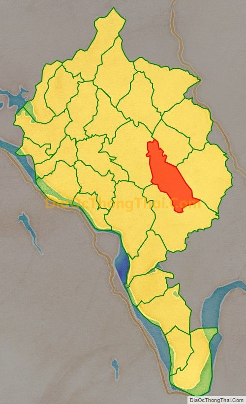 Bản đồ vị trí và địa giới hành chính Xã Võ Lao, huyện Thanh Ba
