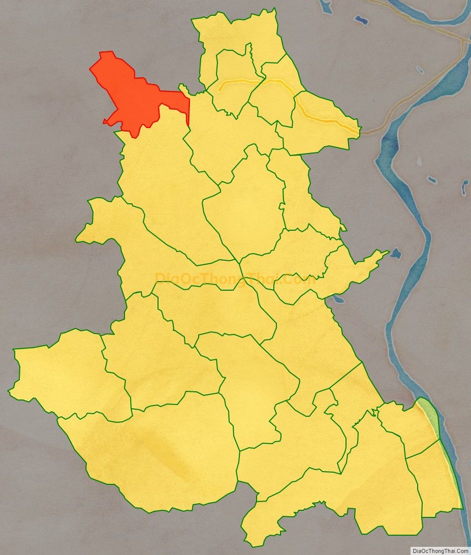 Bản đồ vị trí và địa giới hành chính Xã Địch Quả, huyện Thanh Sơn