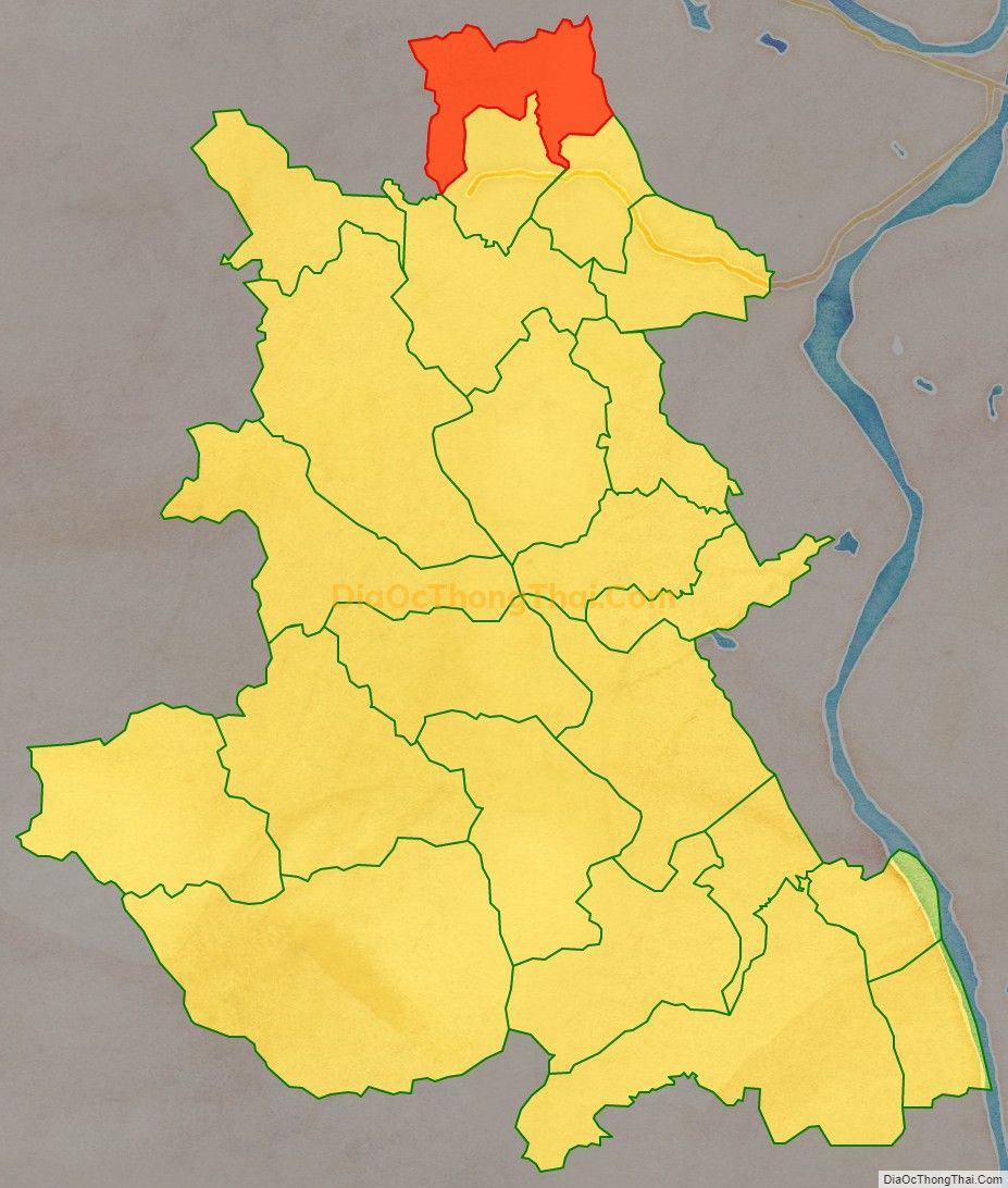 Bản đồ vị trí và địa giới hành chính Xã Sơn Hùng, huyện Thanh Sơn
