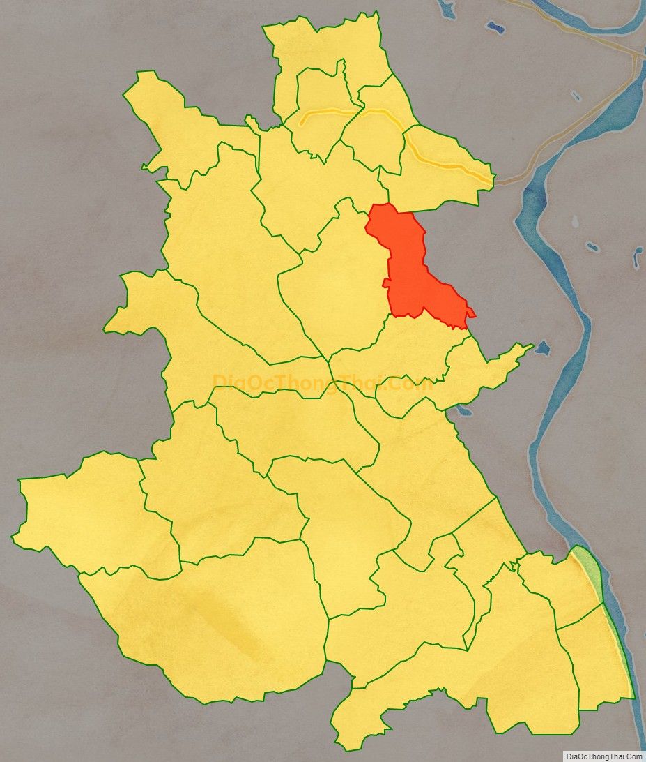 Bản đồ vị trí và địa giới hành chính Xã Tất Thắng, huyện Thanh Sơn