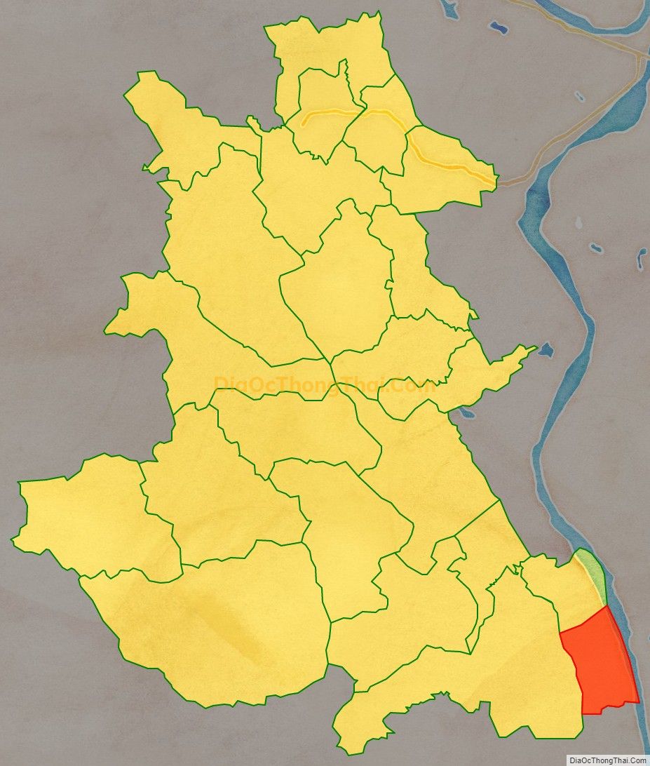 Bản đồ vị trí và địa giới hành chính Xã Tinh Nhuệ, huyện Thanh Sơn