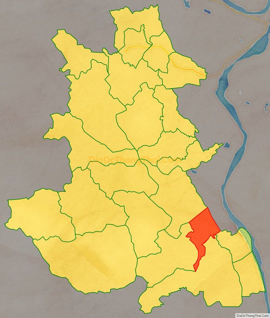 Bản đồ vị trí và địa giới hành chính Xã Yên Lãng, huyện Thanh Sơn
