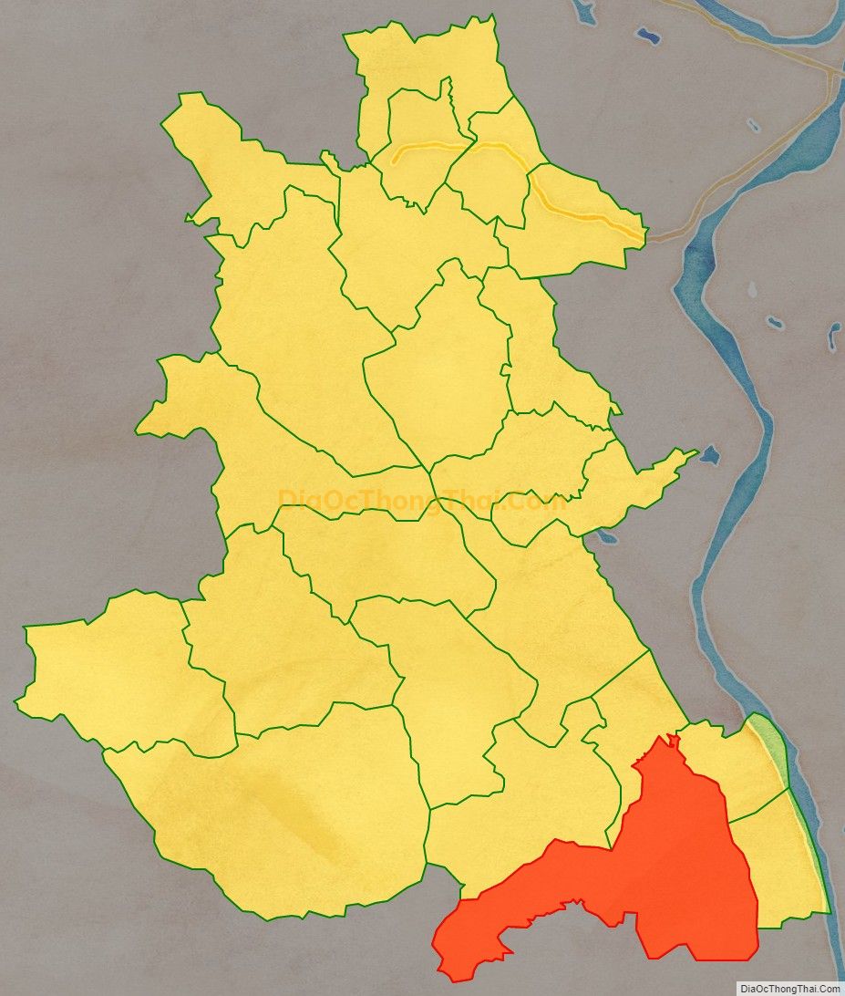 Bản đồ vị trí và địa giới hành chính Xã Yên Sơn, huyện Thanh Sơn
