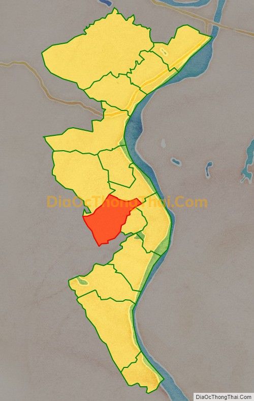 Bản đồ vị trí và địa giới hành chính Xã Hoàng Xá, huyện Thanh Thủy