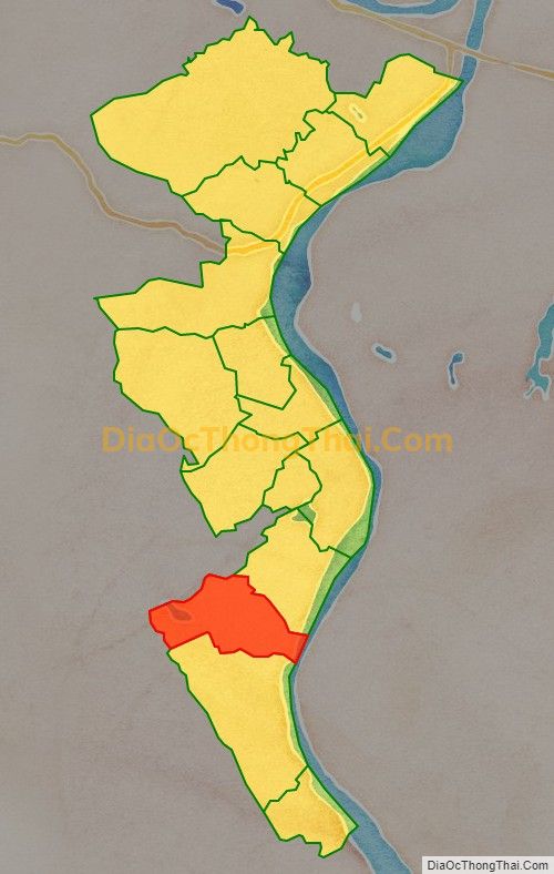 Bản đồ vị trí và địa giới hành chính Xã Phượng Mao (cũ), huyện Thanh Thủy