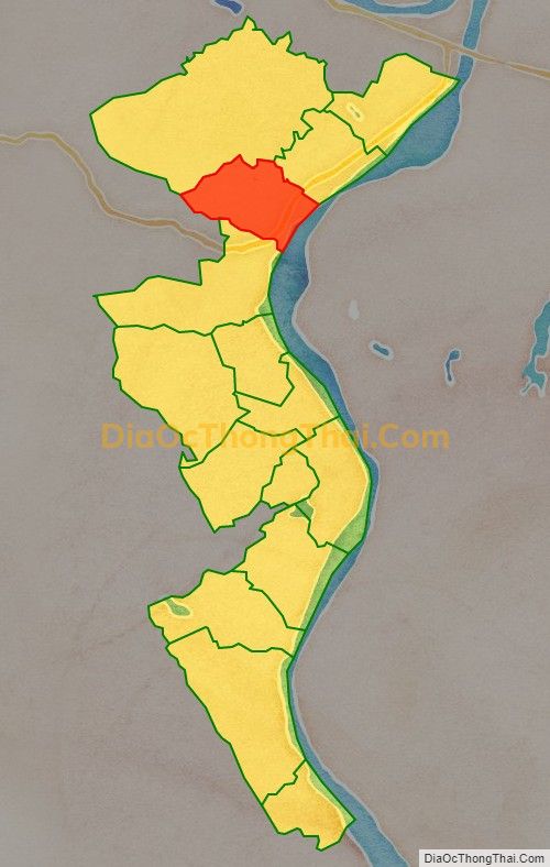 Bản đồ vị trí và địa giới hành chính Xã Tân Phương, huyện Thanh Thủy