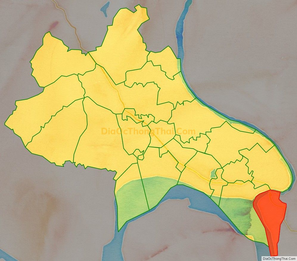 Bản đồ vị trí và địa giới hành chính Phường Bạch Hạc, TP Việt Trì