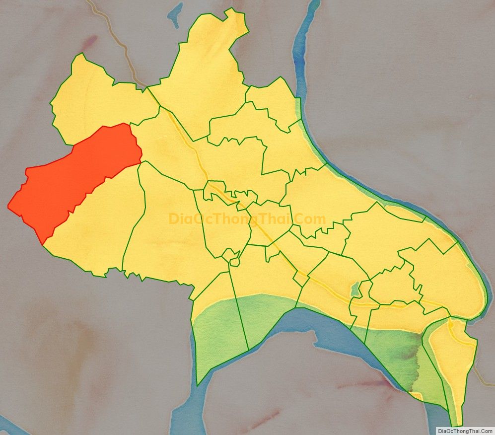 Bản đồ vị trí và địa giới hành chính Xã Chu Hóa, TP Việt Trì