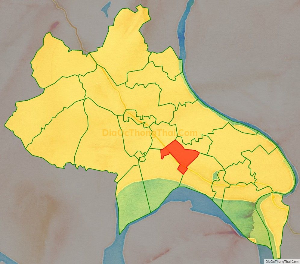 Bản đồ vị trí và địa giới hành chính Phường Gia Cẩm, TP Việt Trì