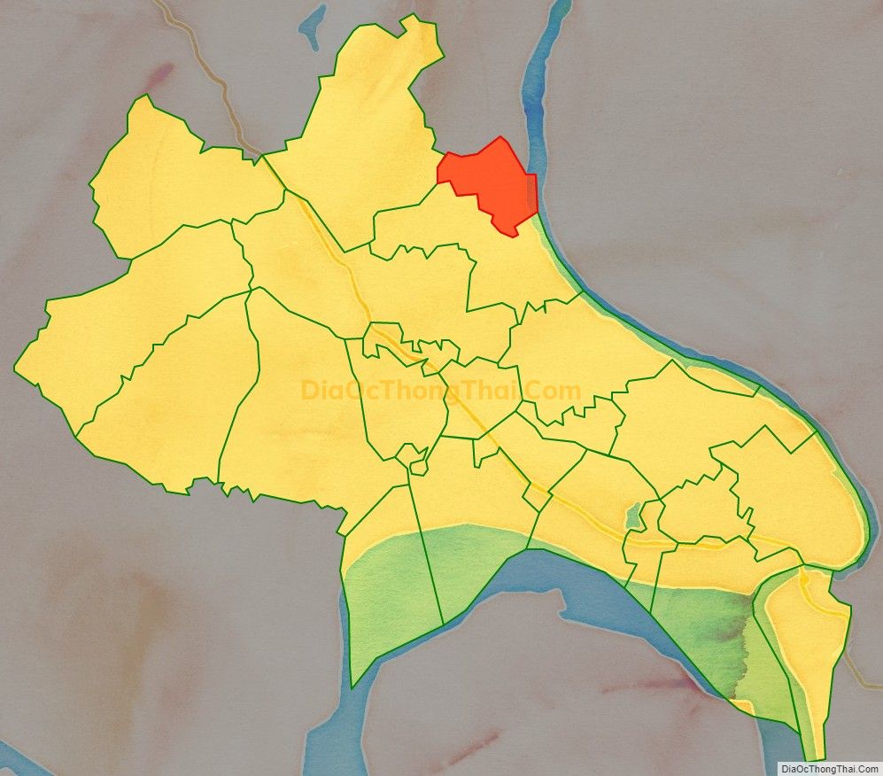 Bản đồ vị trí và địa giới hành chính Xã Hùng Lô, TP Việt Trì