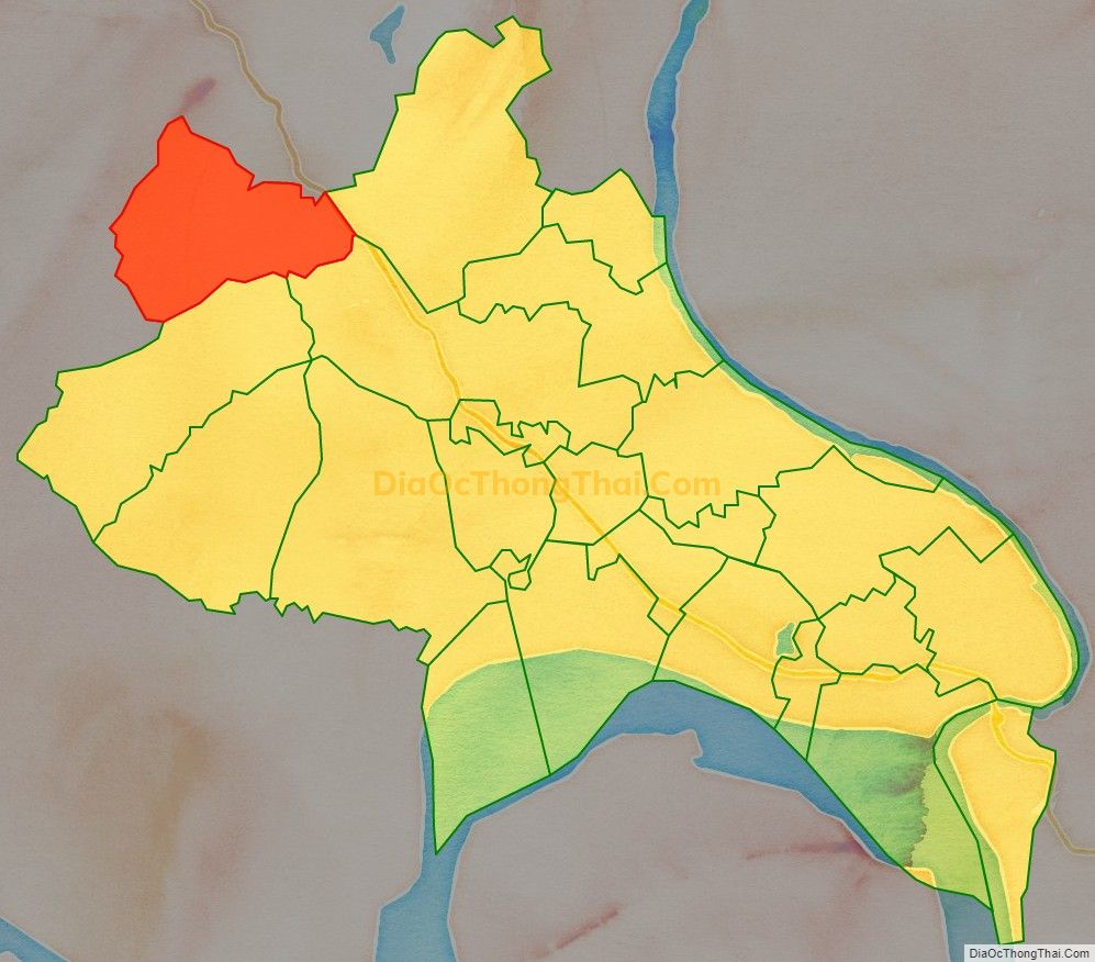 Bản đồ vị trí và địa giới hành chính Xã Hy Cương, TP Việt Trì