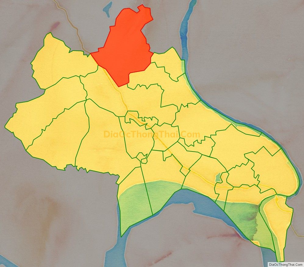 Bản đồ vị trí và địa giới hành chính Xã Kim Đức, TP Việt Trì