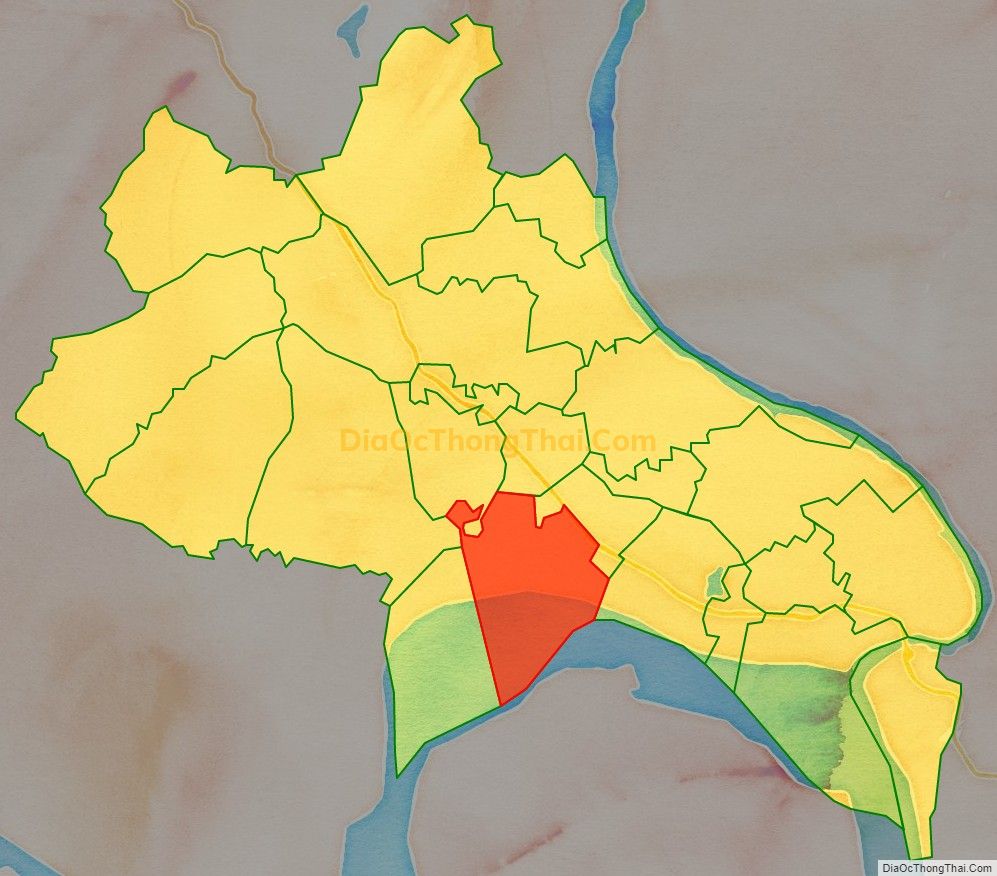 Bản đồ vị trí và địa giới hành chính Phường Minh Nông, TP Việt Trì