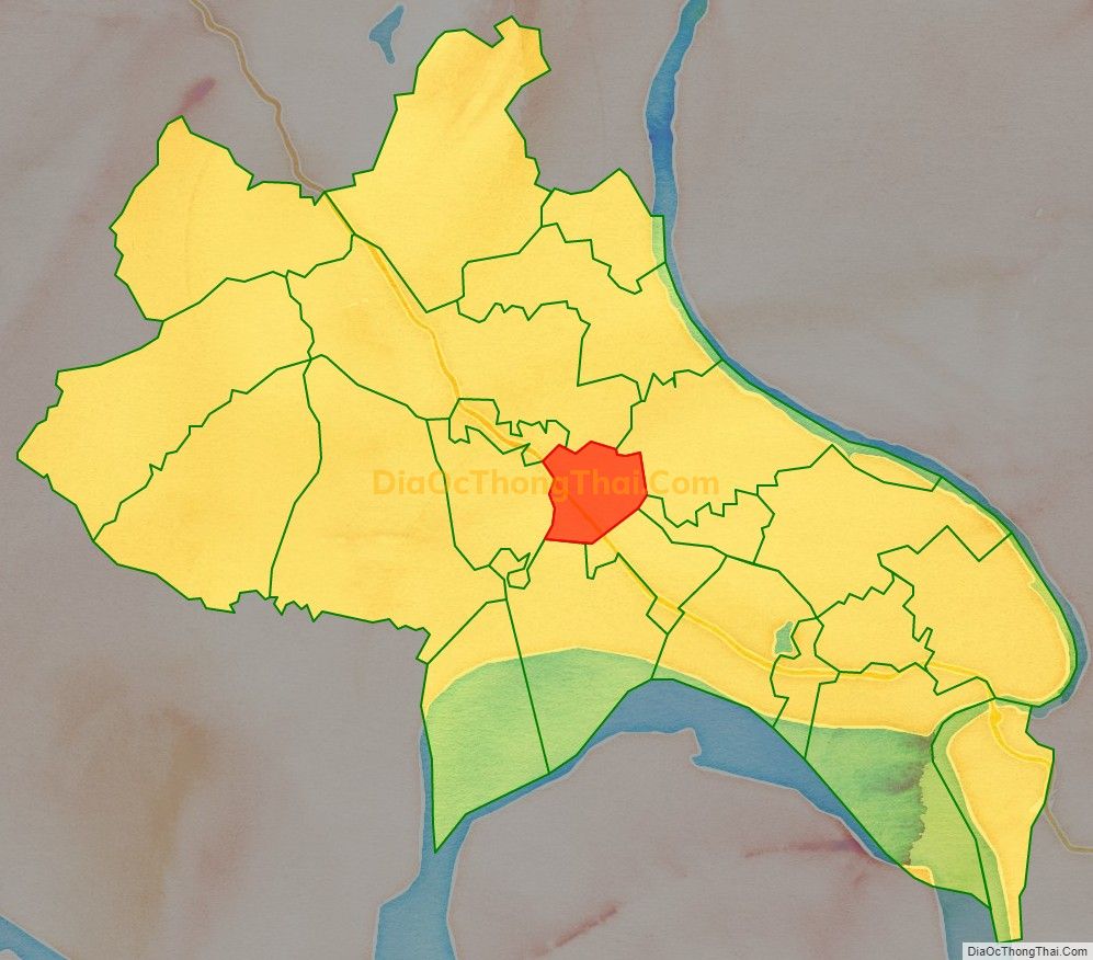 Bản đồ vị trí và địa giới hành chính Phường Nông Trang, TP Việt Trì