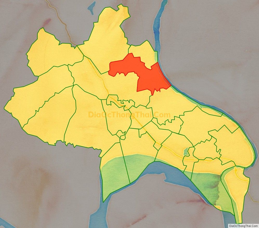 Bản đồ vị trí và địa giới hành chính Xã Phượng Lâu, TP Việt Trì