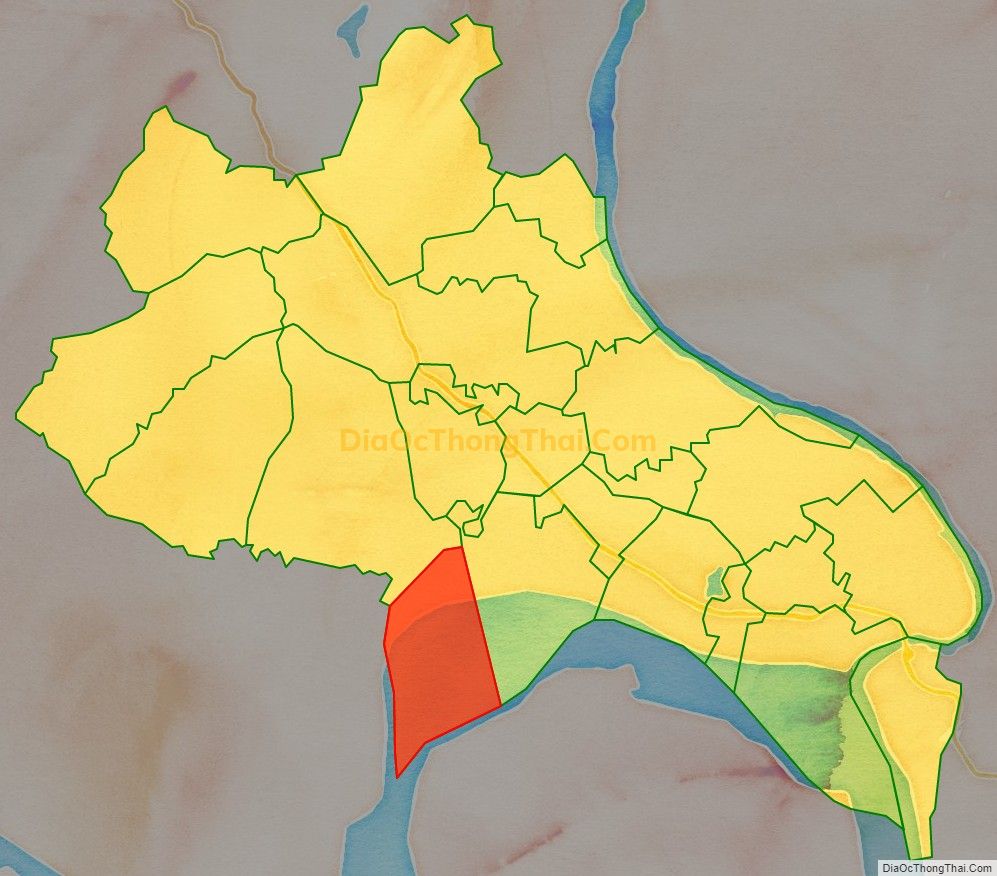 Bản đồ vị trí và địa giới hành chính Xã Tân Đức (cũ), TP Việt Trì