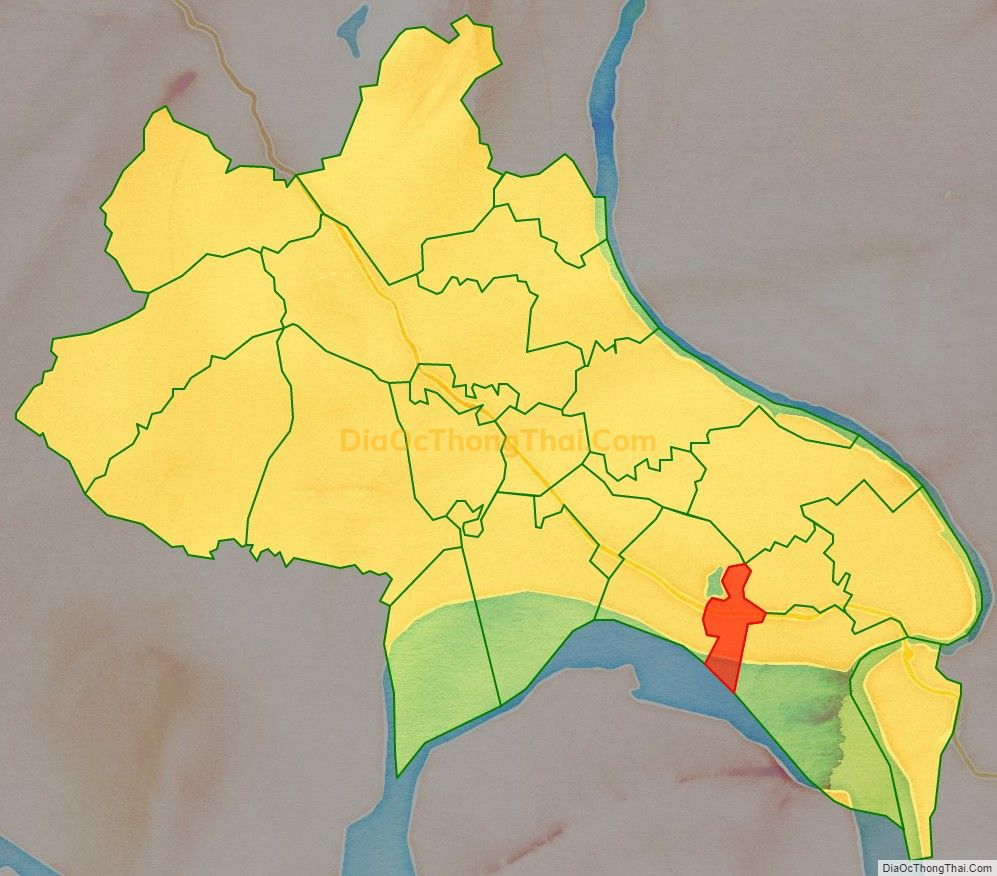 Bản đồ vị trí và địa giới hành chính Phường Thọ Sơn, TP Việt Trì