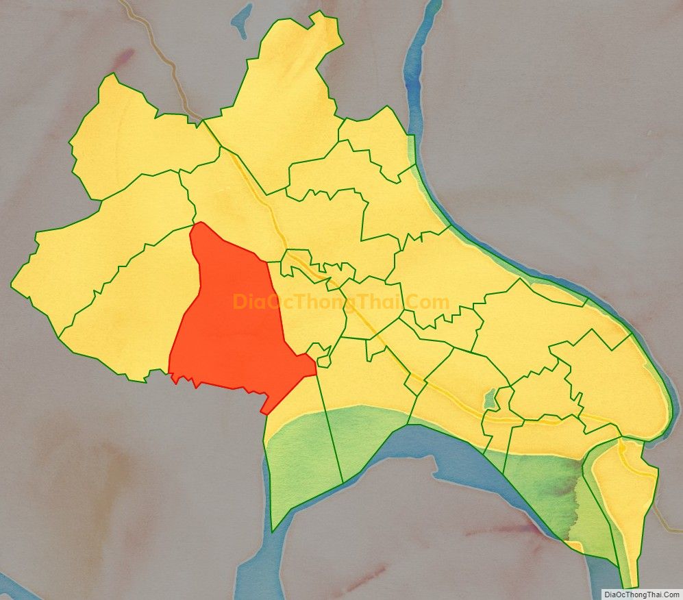 Bản đồ vị trí và địa giới hành chính Xã Thụy Vân, TP Việt Trì