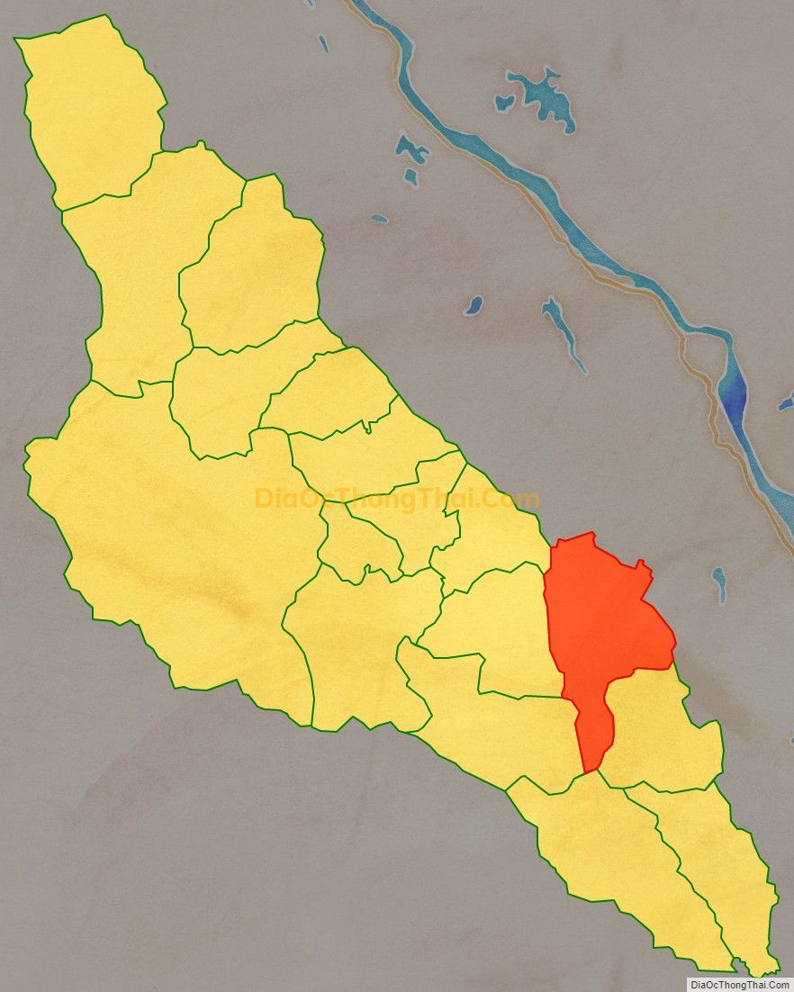 Bản đồ vị trí và địa giới hành chính Xã Đồng Lạc, huyện Yên Lập