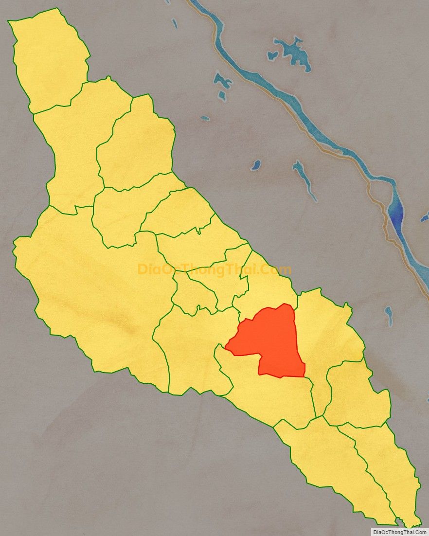 Bản đồ vị trí và địa giới hành chính Xã Đồng Thịnh, huyện Yên Lập