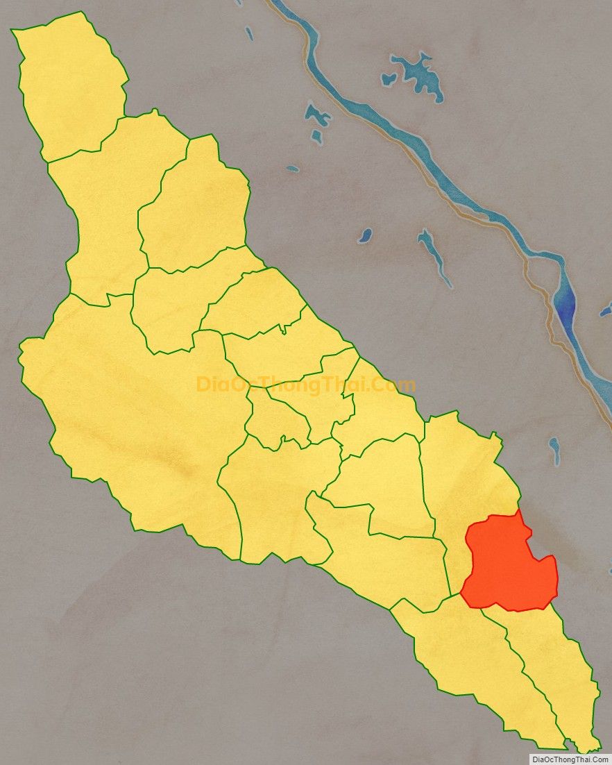 Bản đồ vị trí và địa giới hành chính Xã Minh Hòa, huyện Yên Lập