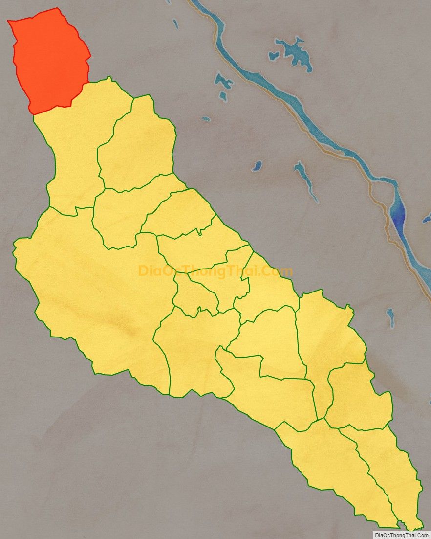 Bản đồ vị trí và địa giới hành chính Xã Mỹ Lung, huyện Yên Lập