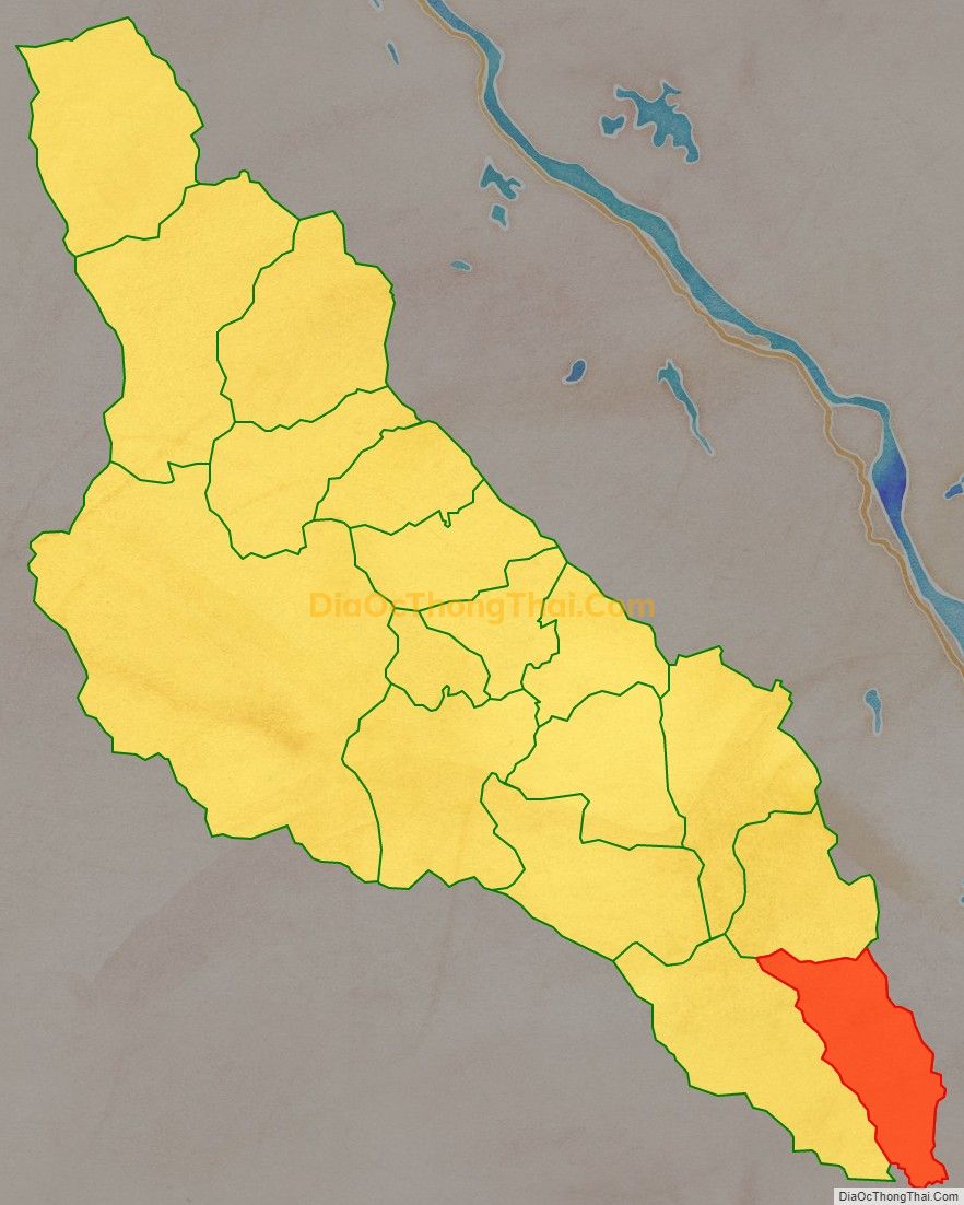 Bản đồ vị trí và địa giới hành chính Xã Ngọc Đồng, huyện Yên Lập