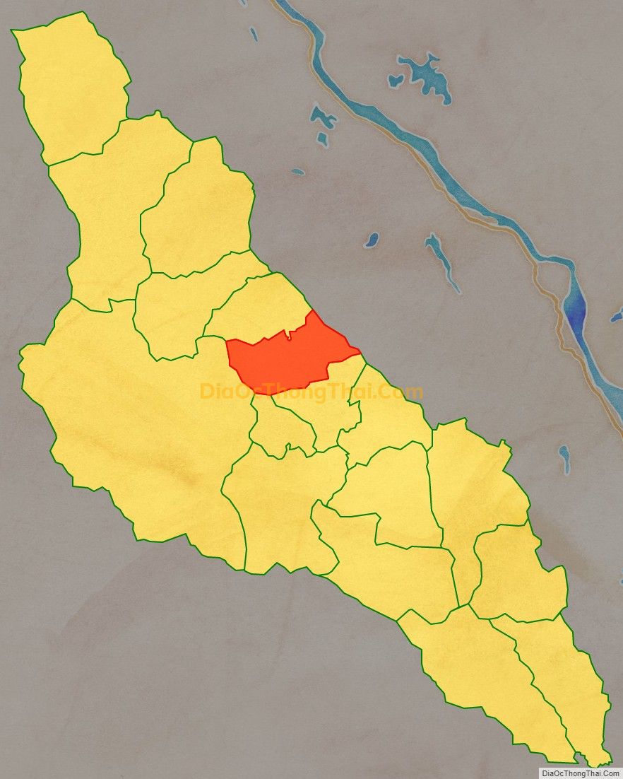 Bản đồ vị trí và địa giới hành chính Xã Xuân Thủy, huyện Yên Lập