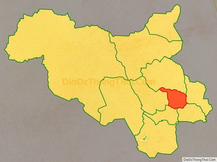 Bản đồ vị trí và địa giới hành chính Thị trấn La Hai, huyện Đồng Xuân