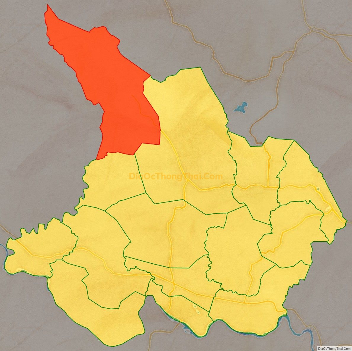 Bản đồ vị trí và địa giới hành chính Xã Phước Tân, huyện Sơn Hòa