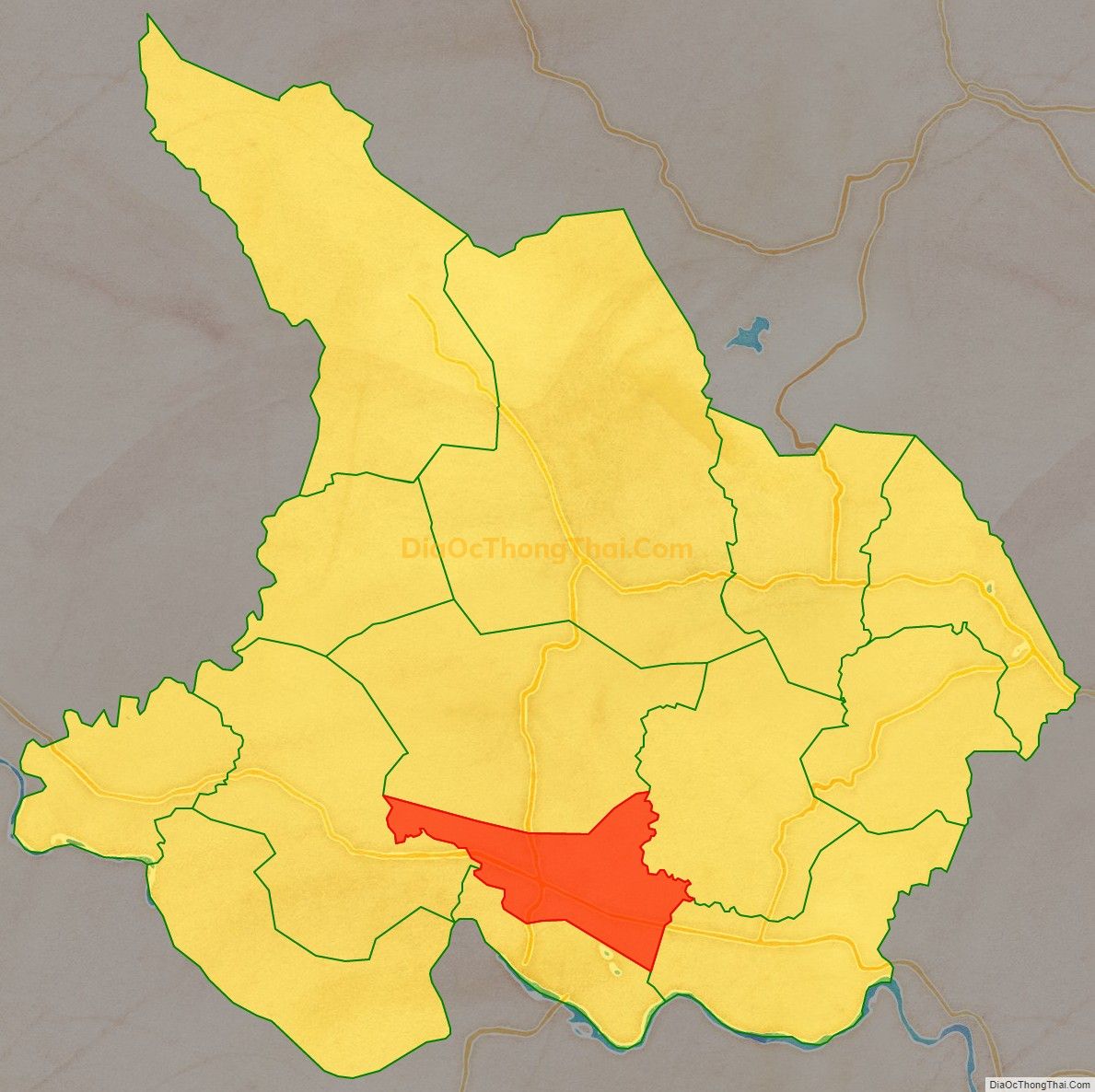 Bản đồ vị trí và địa giới hành chính Xã Suối Bạc, huyện Sơn Hòa