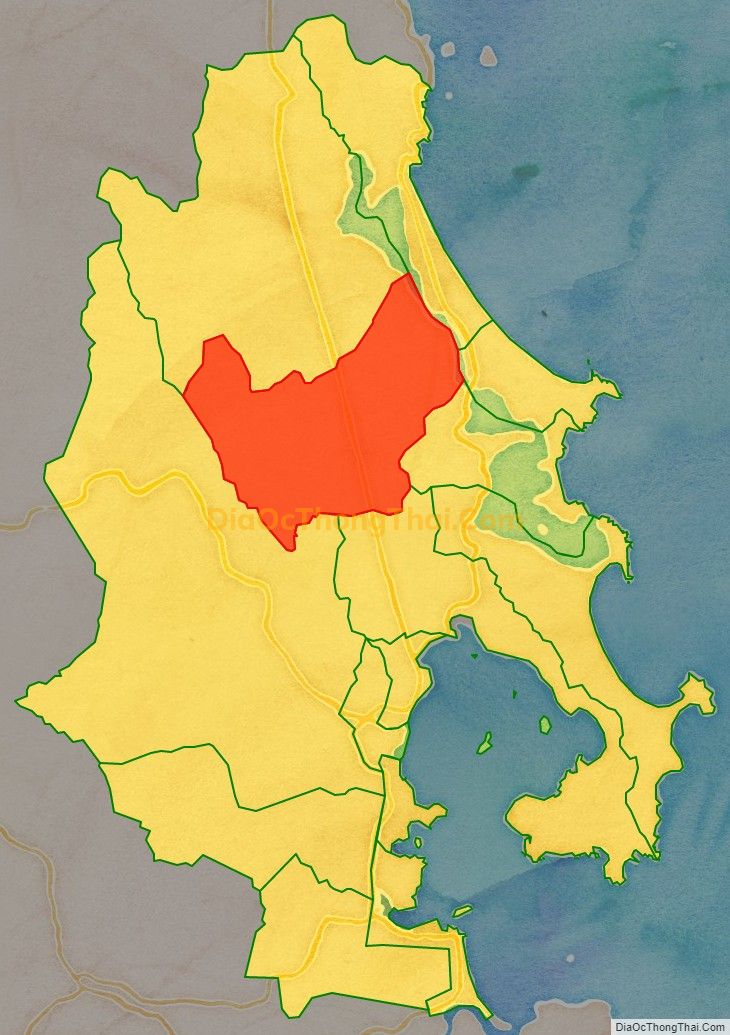 Bản đồ vị trí và địa giới hành chính Xã Xuân Bình, thị xã Sông Cầu